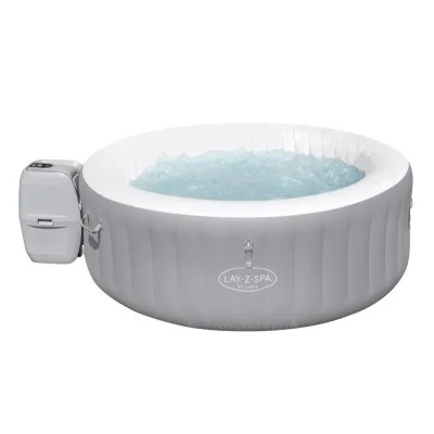 Bestway 1.70m x 66cm st.Lucia airjet 3 grey (one durable liner, one heater(220-240v), one filter, chemconnect, one inflatable cover, airjet system)